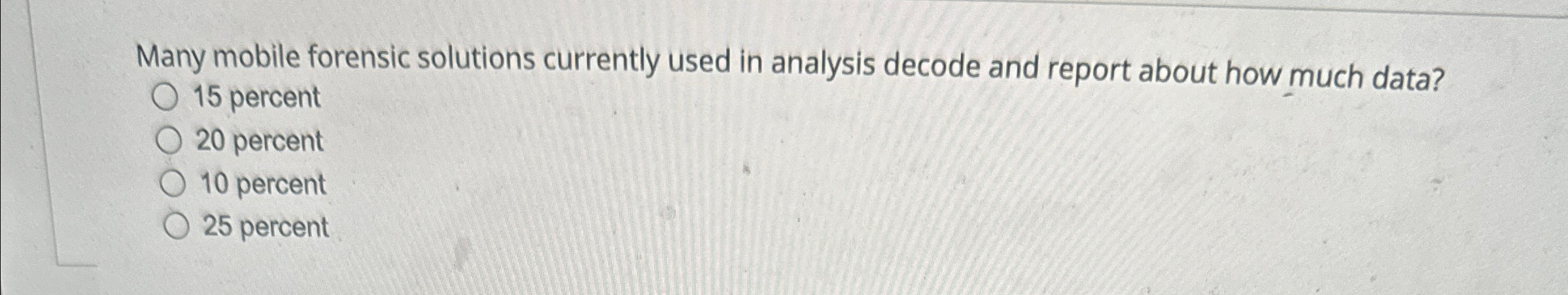 Many mobile forensic solutions currently used in