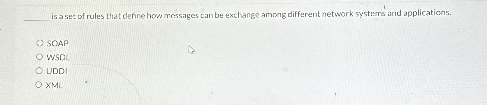 is a set of rules that define how messages can be