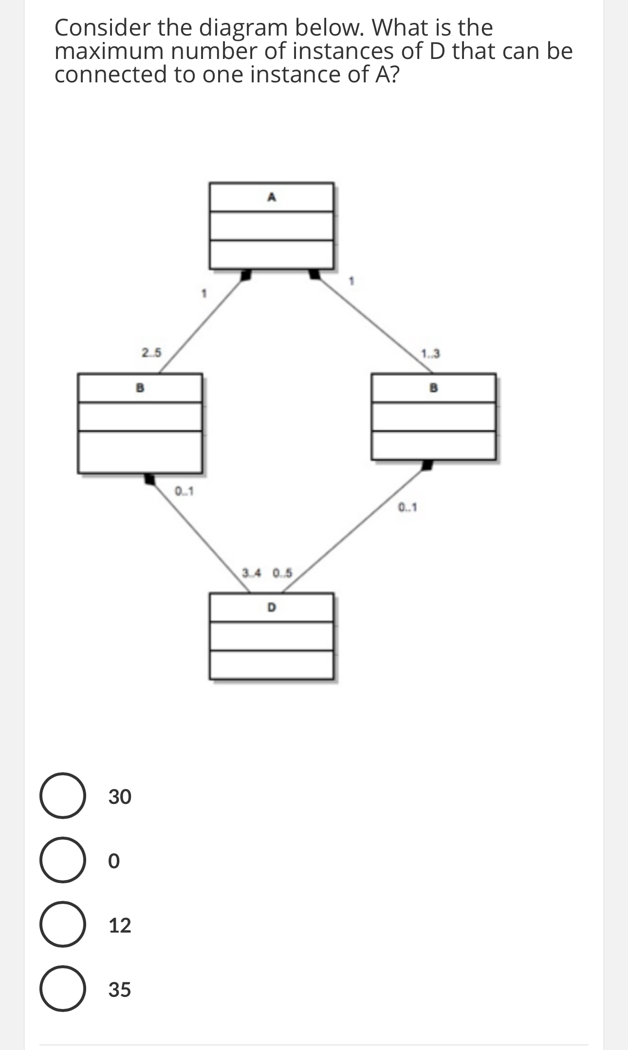 Consider the diagram below. What is the maximum