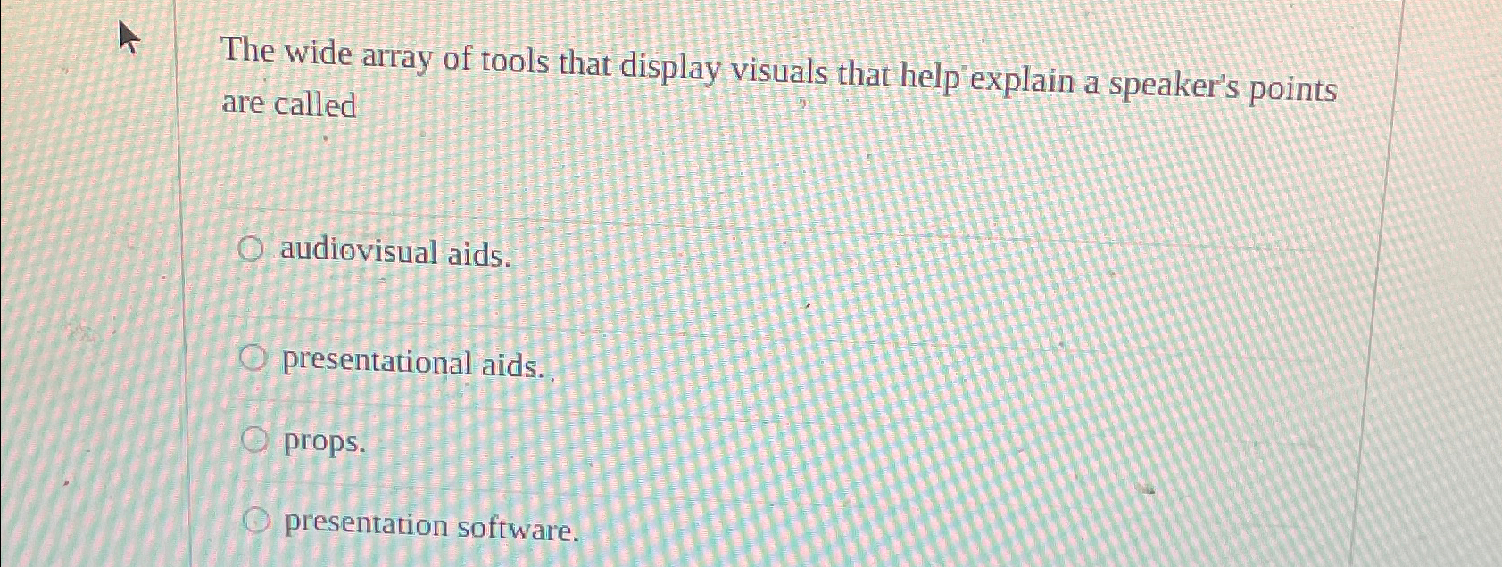 The wide array of tools that display visuals that