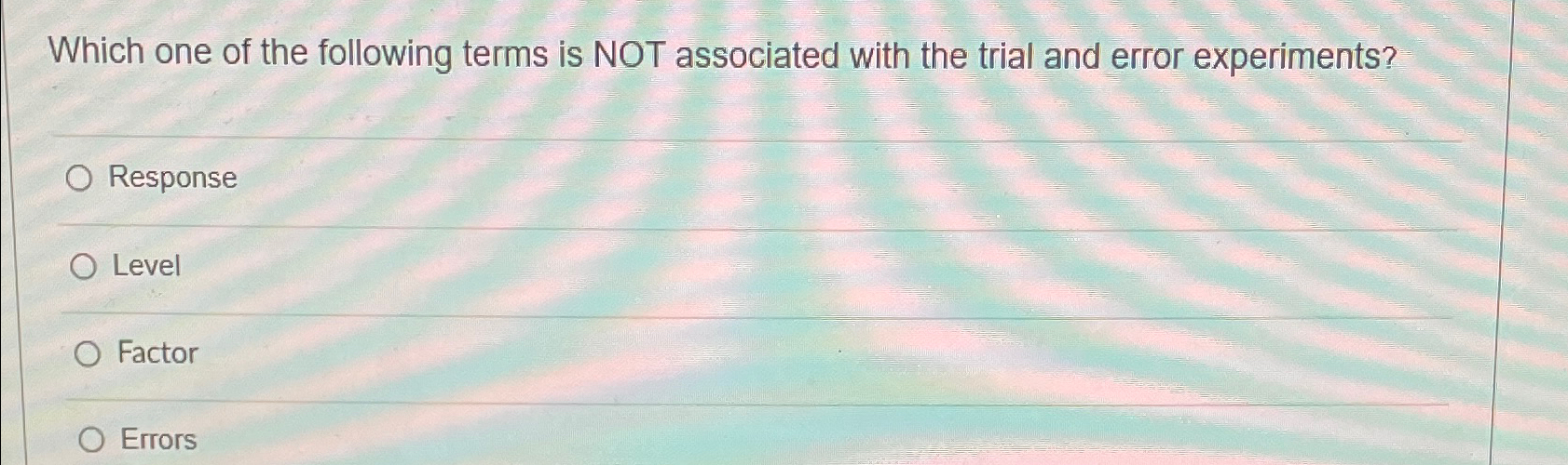 Which one of the following terms is NOT