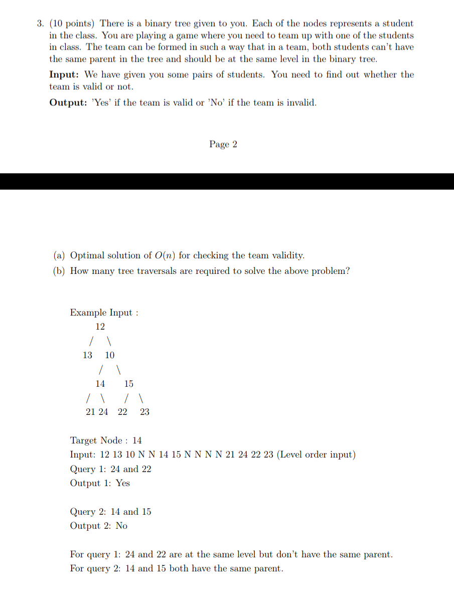 code in c + + for the following question There is