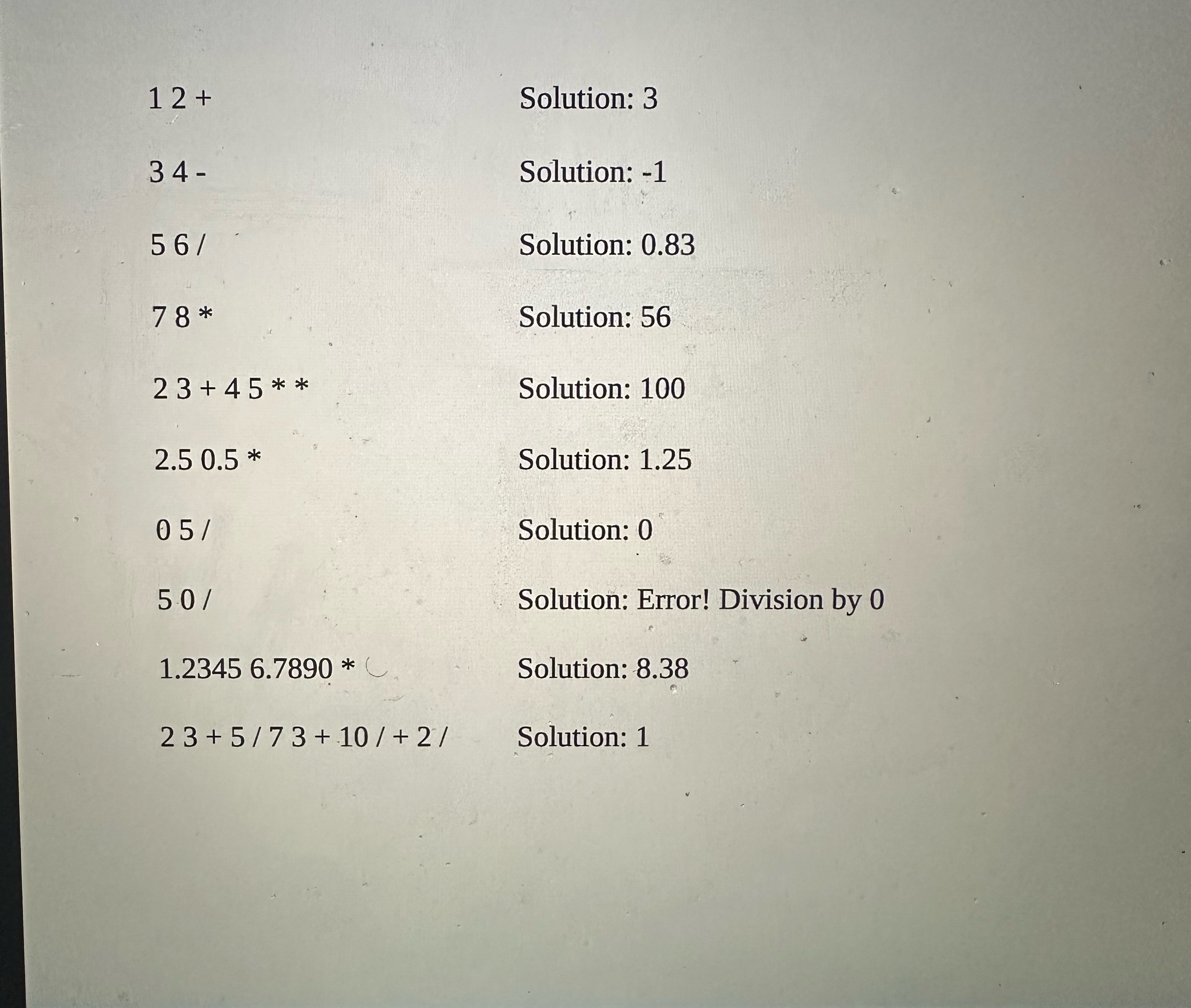 Starting State: Increment input string's index