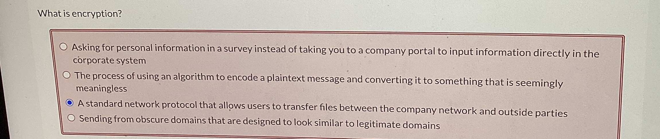 What is encryption? Asking for personal