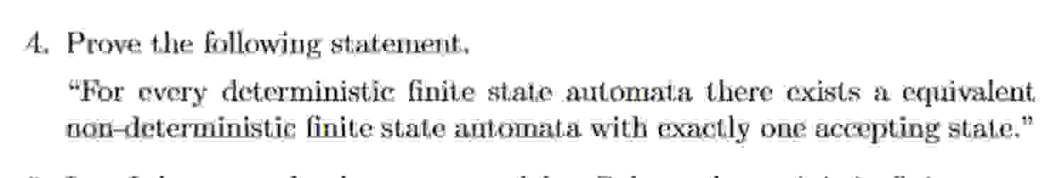 Prove the following statement. "For every