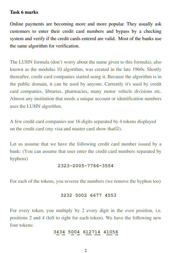 Kindly help me code this in python. The