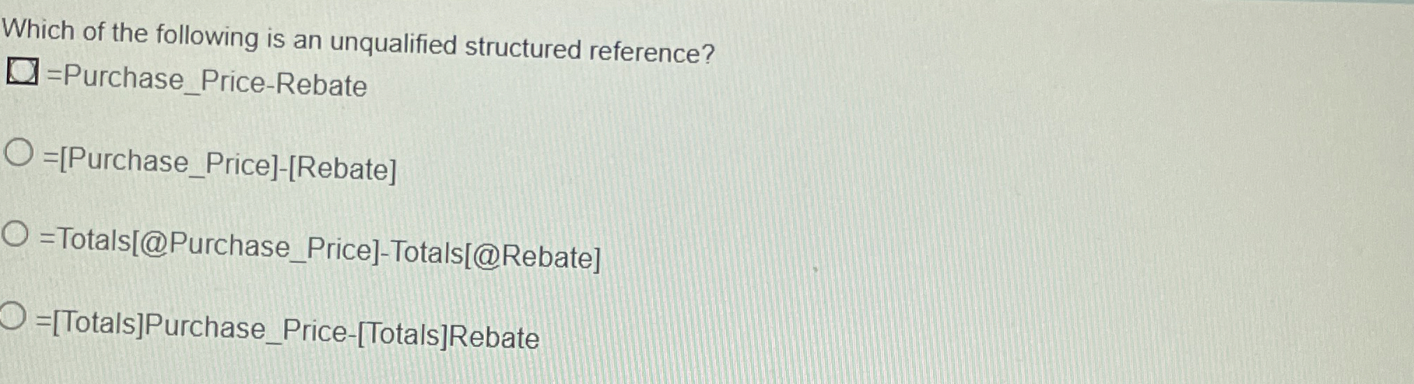Which of the following is an unqualified