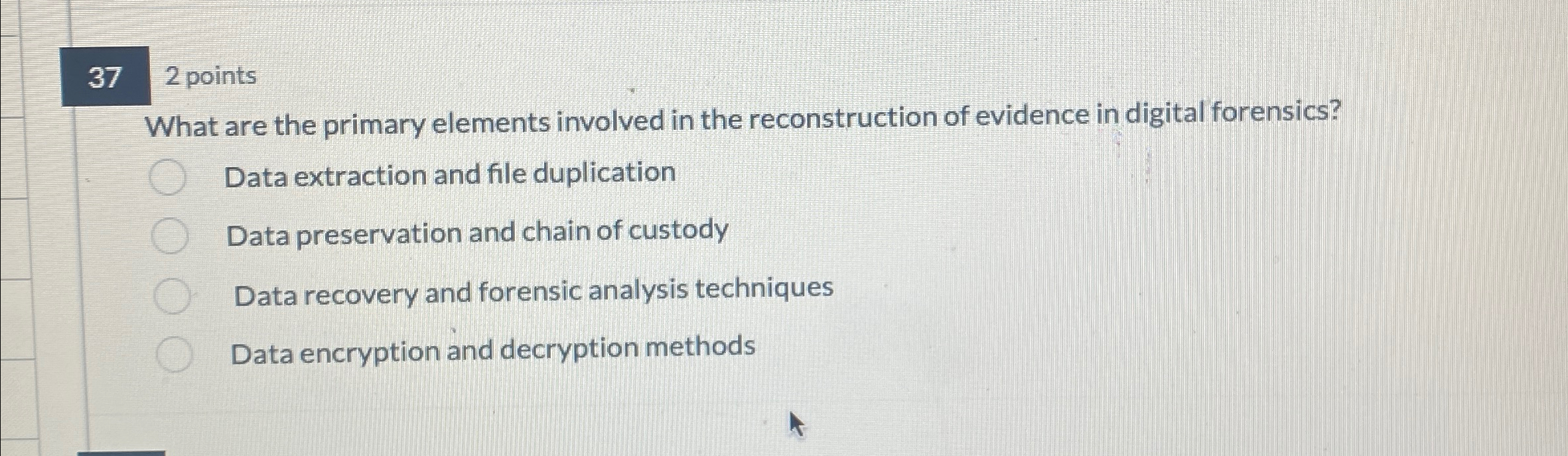 3 7 2 points What are the primary elements