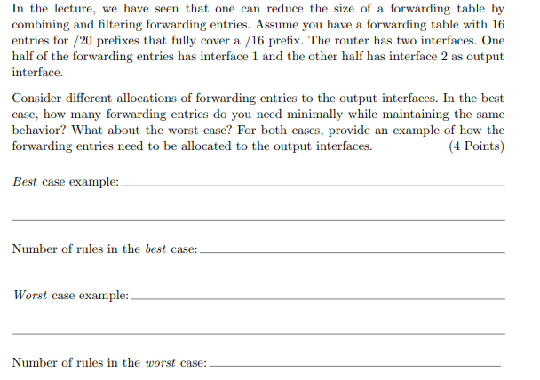 In the lecture, we have seen that one can reduce