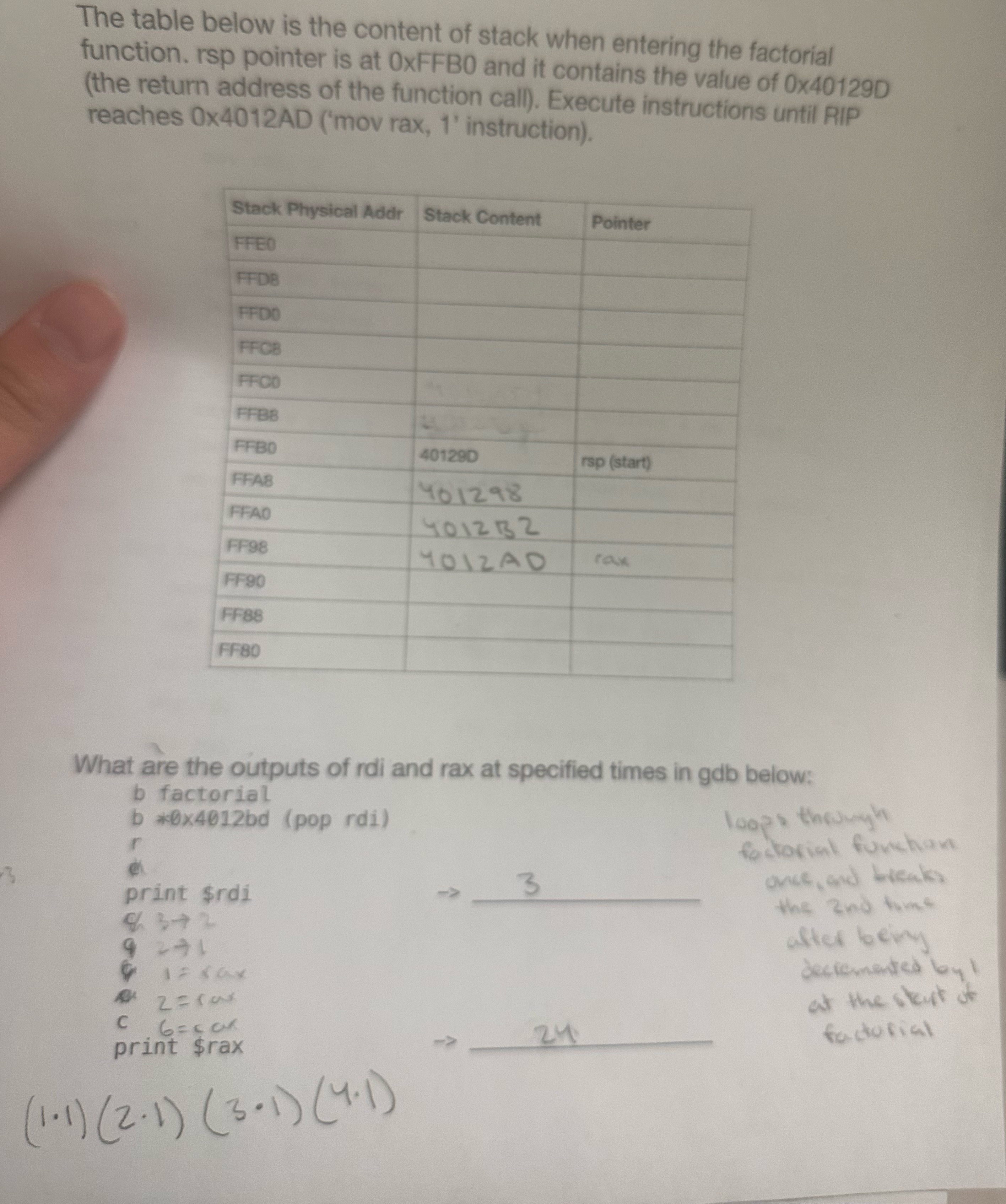 Explain step by step and give the solutions.