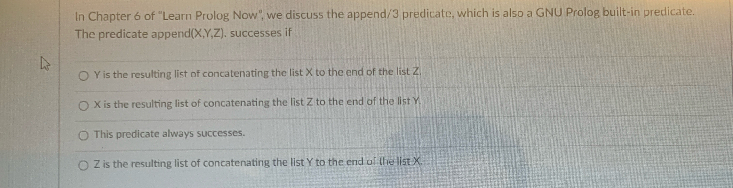In Chapter 6 of "Learn Prolog Now", we discuss