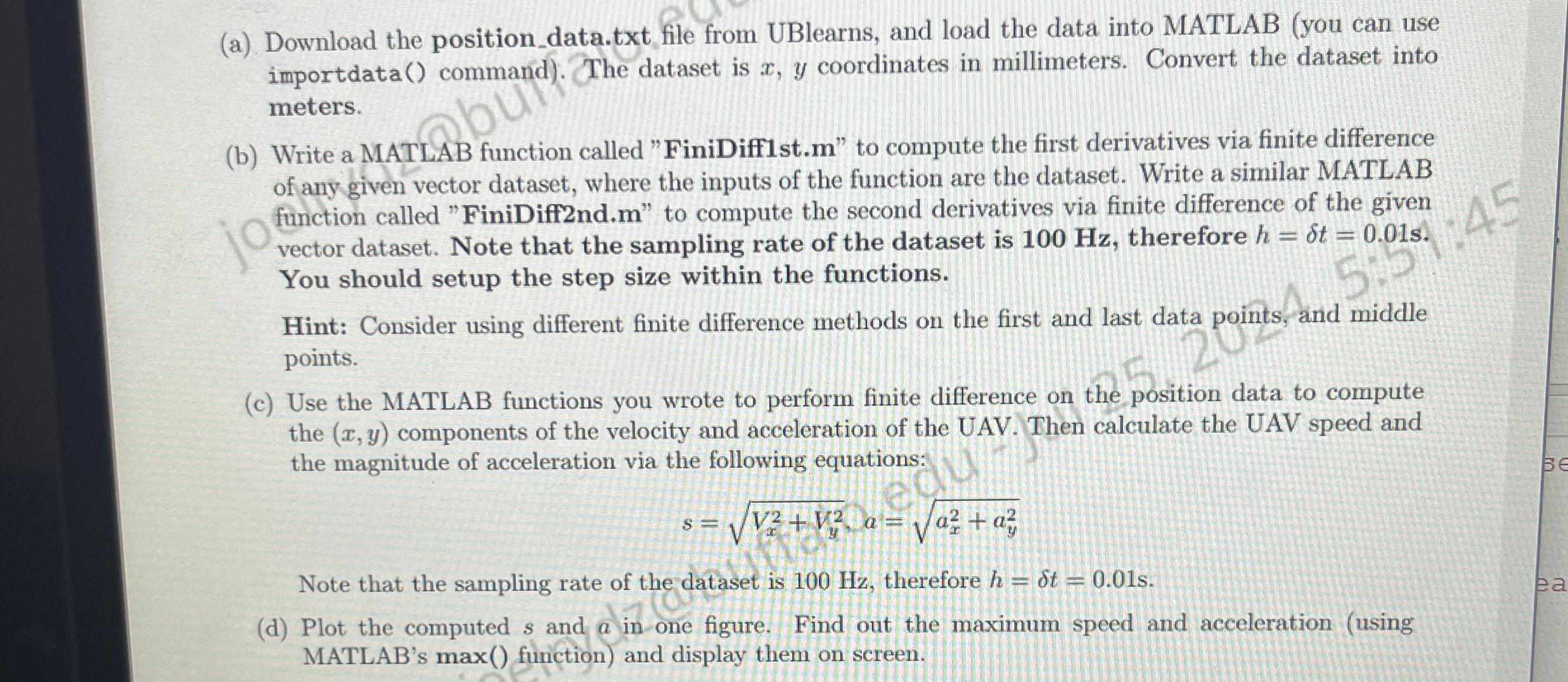 ( a ) Download the position _ data.txt file from