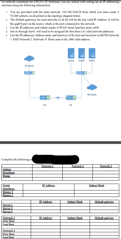 As network consultant for CSC 3 1 1 II Solutions,