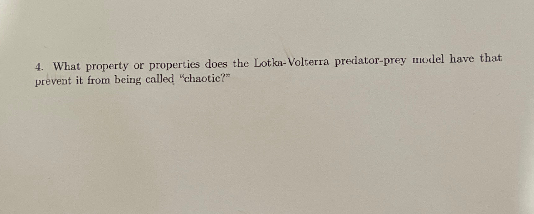 What property or properties does the Lotka -