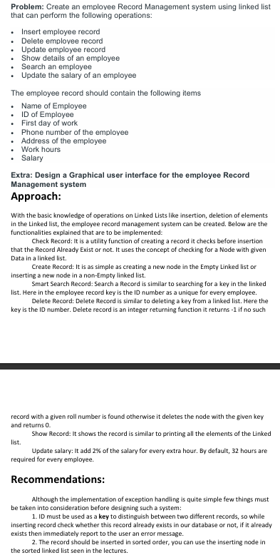 using multipile classes slove this Problem:
