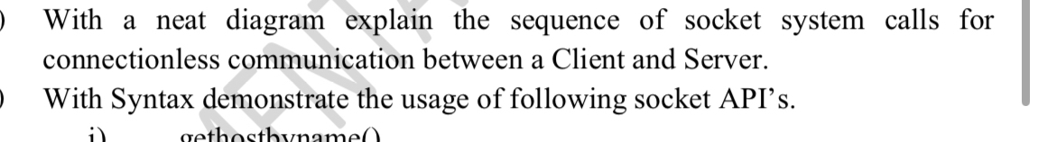 With a neat diagram explain the sequence of