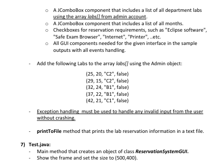You need to design a GUI interface for an online