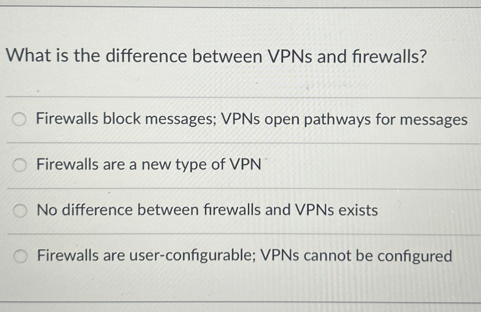 What is the difference between VPNs and