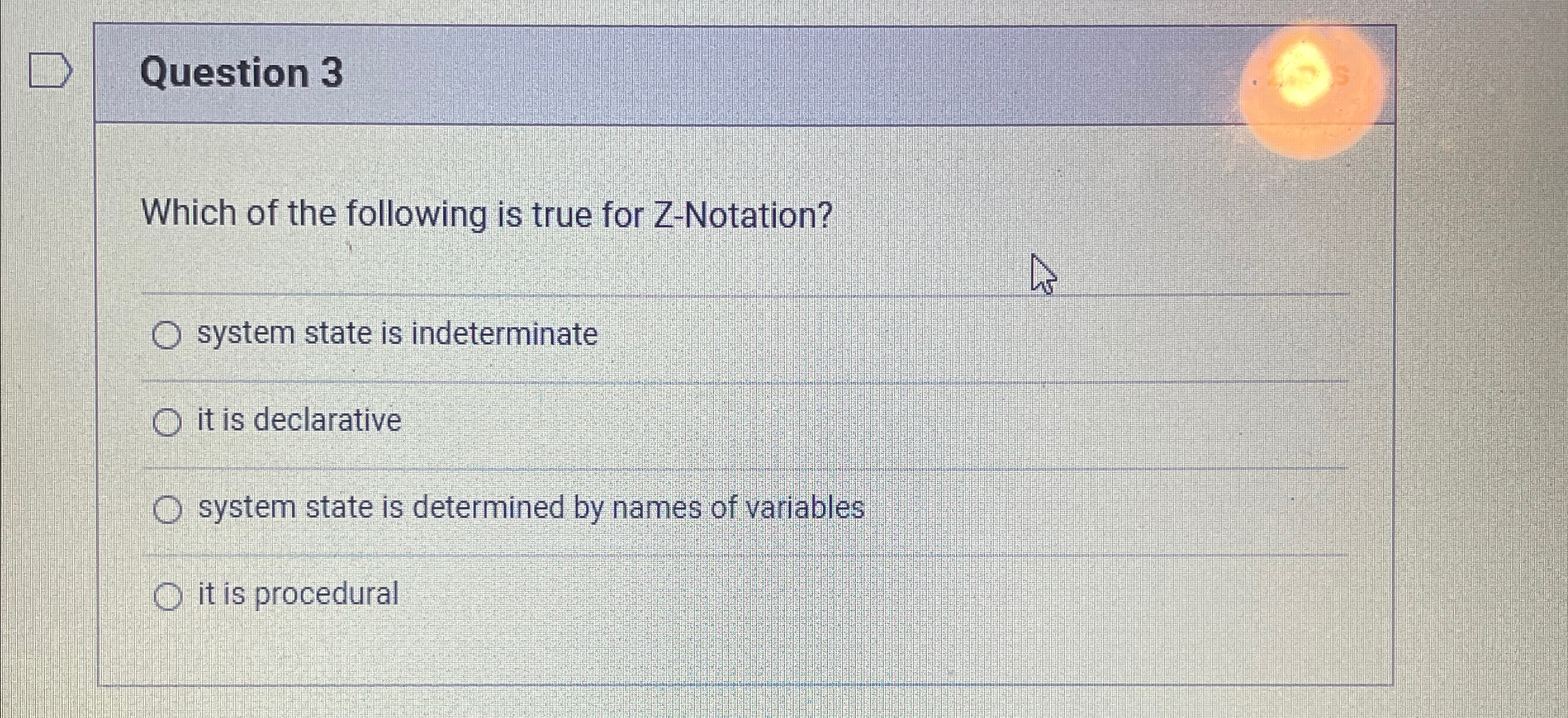 Question 3 Which of the following is true for Z -