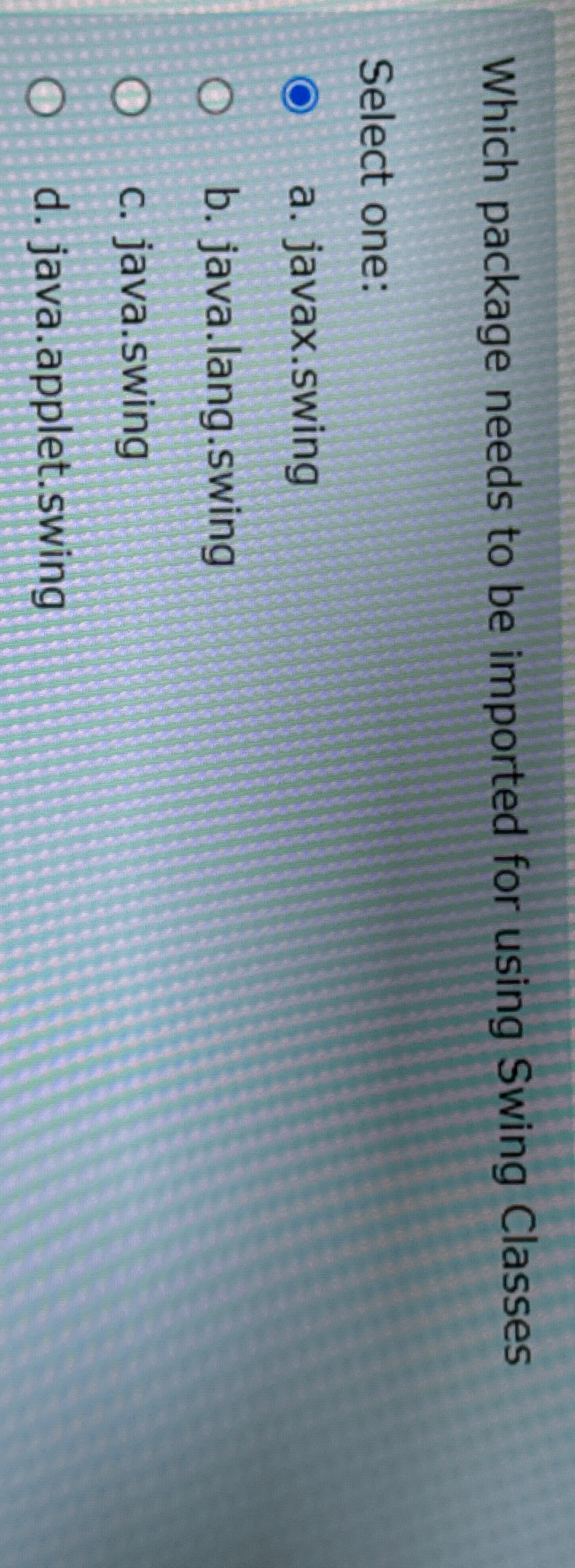 Which package needs to be imported for using