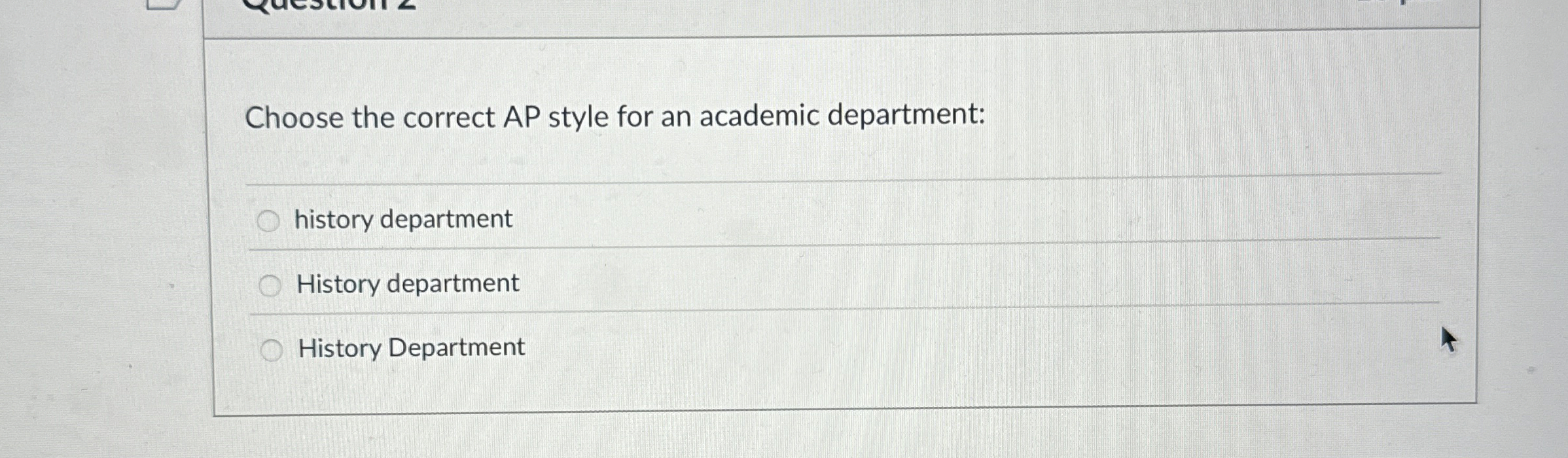 Choose the correct AP style for an academic