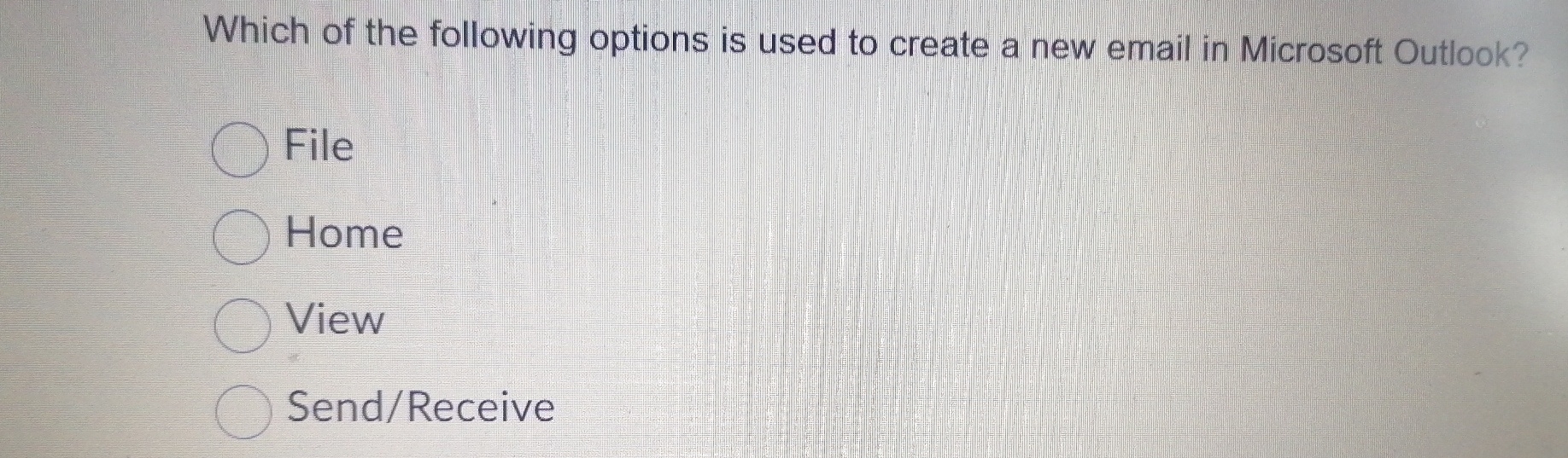 Which of the following options is used to create