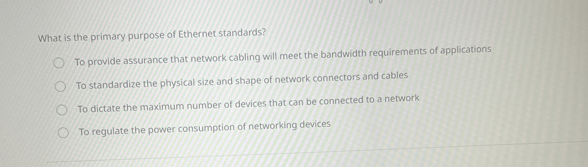 What is the primary purpose of Ethernet
