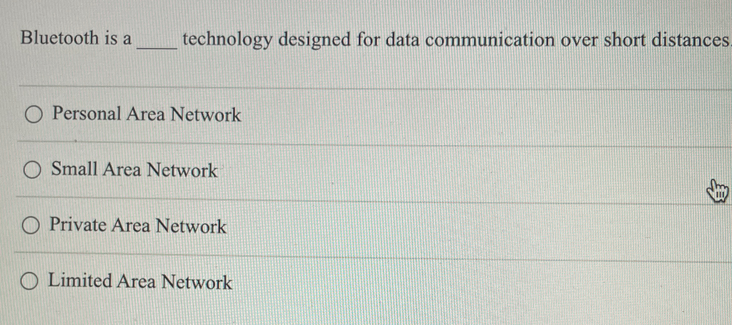 Bluetooth is a technology designed for data