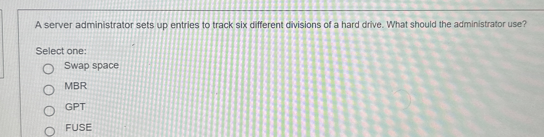 A server administrator sets up entries to track