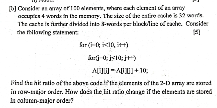 [ b ] Consider a 4 - stage instruction pipeline