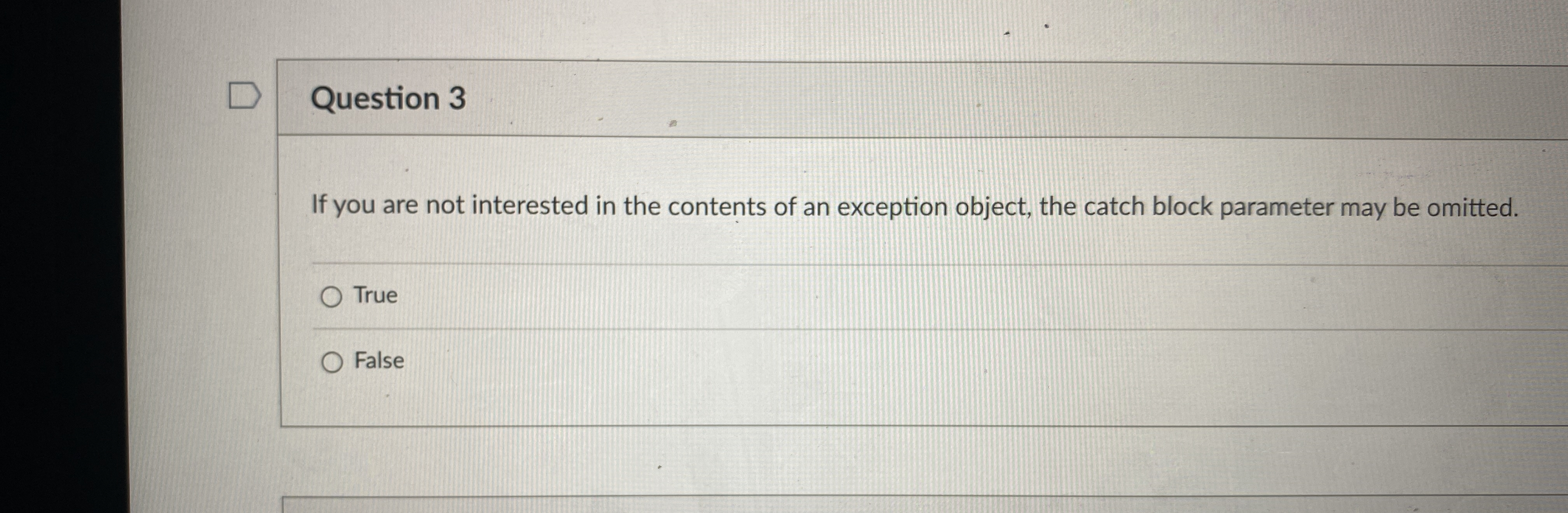 Question 3 If you are not interested in the