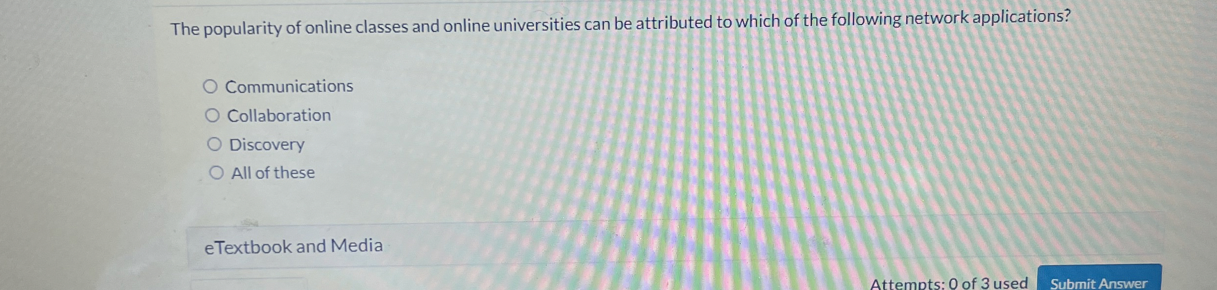 The popularity of online classes and online