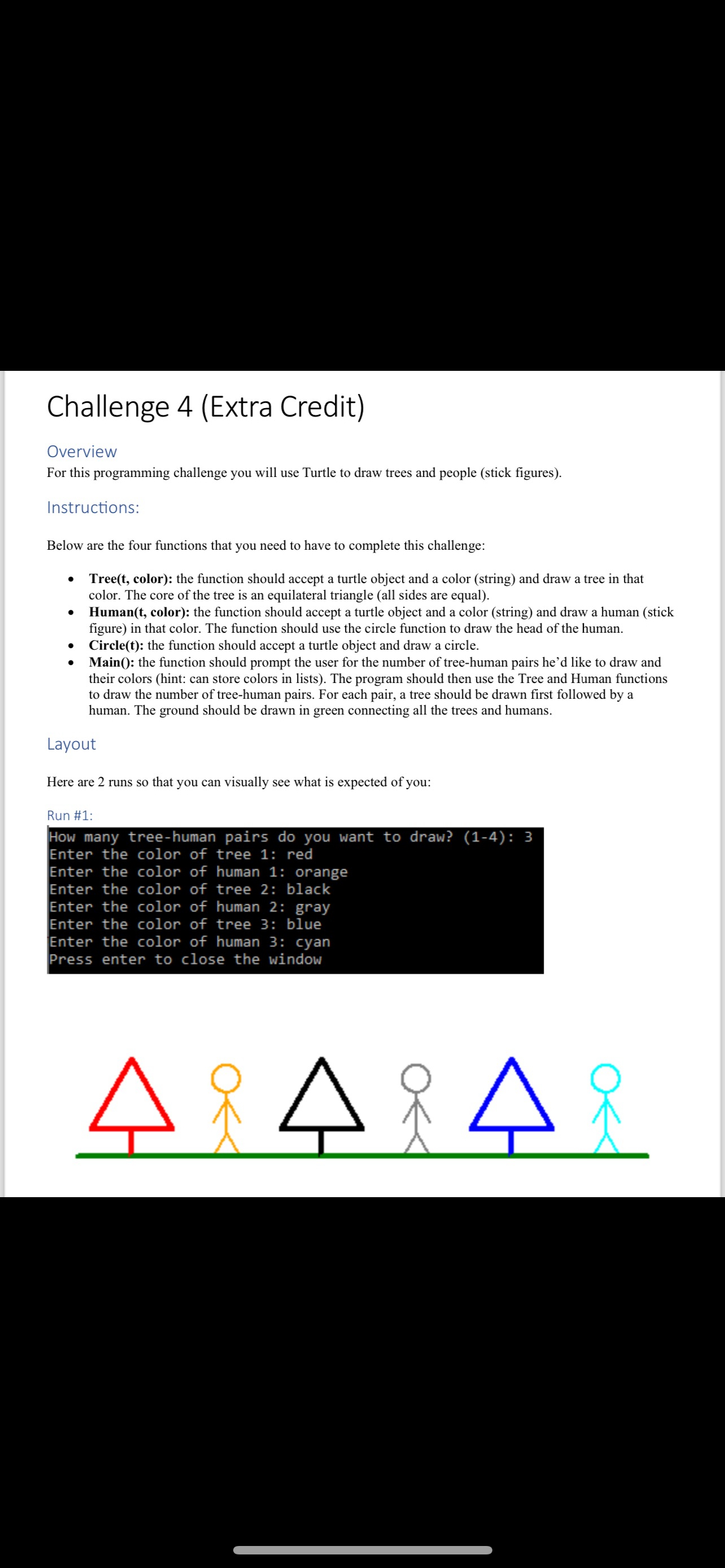 Challenge 4 ( Extra Credit ) Overview For this
