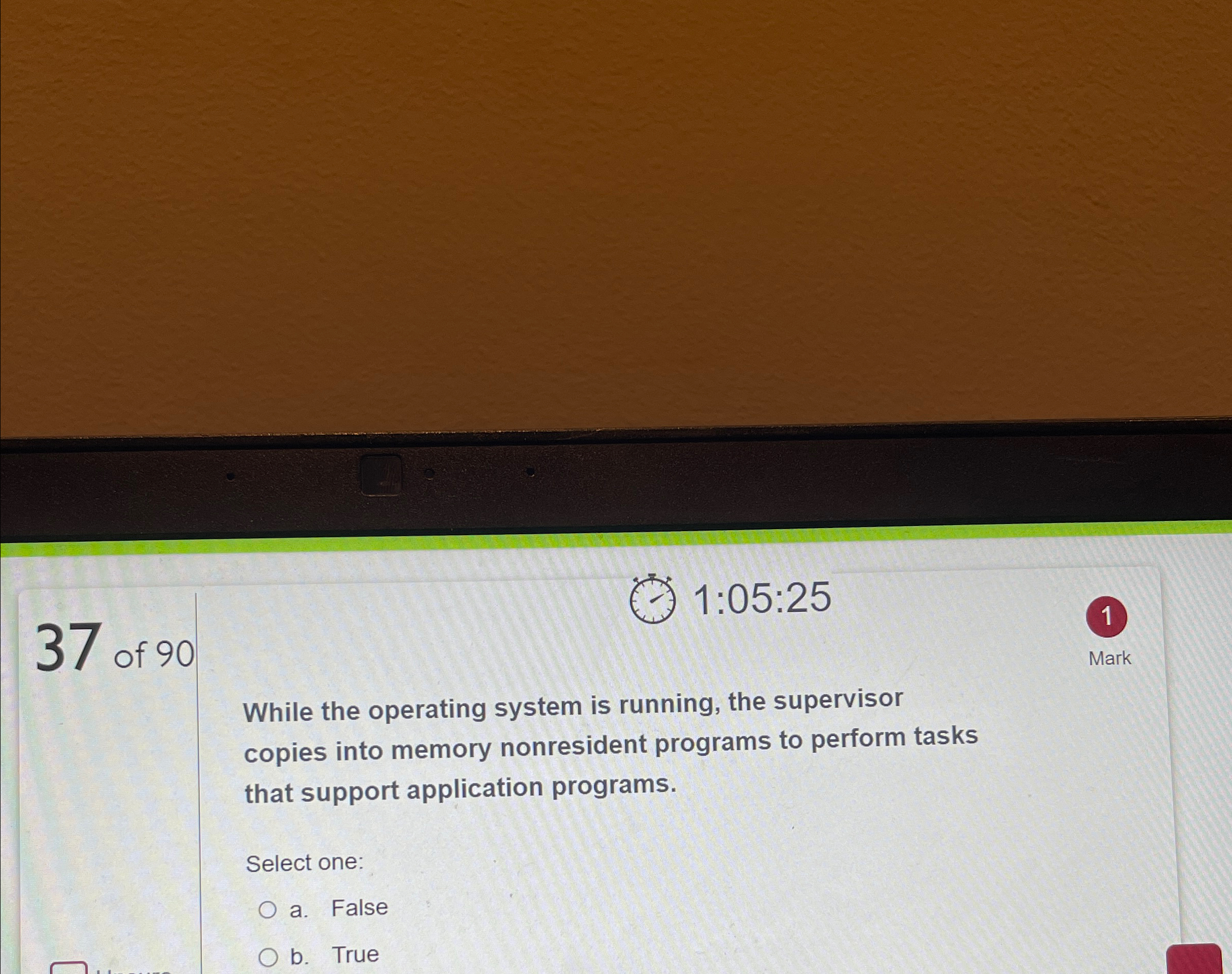 3 7 of 9 0 1 : 0 5 : 2 5 1 Mark While the