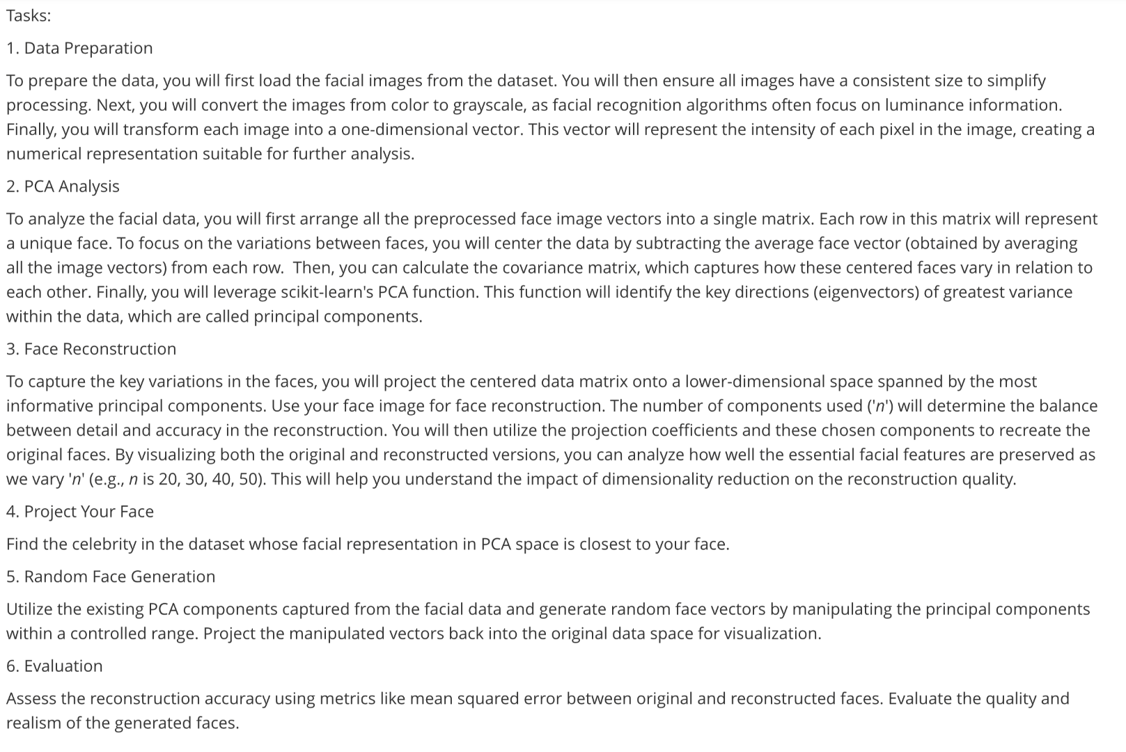 Explores Principal Component Analysis ( PCA ) for
