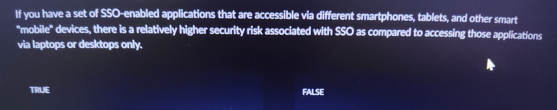If you have a set of SSO - enabled applications