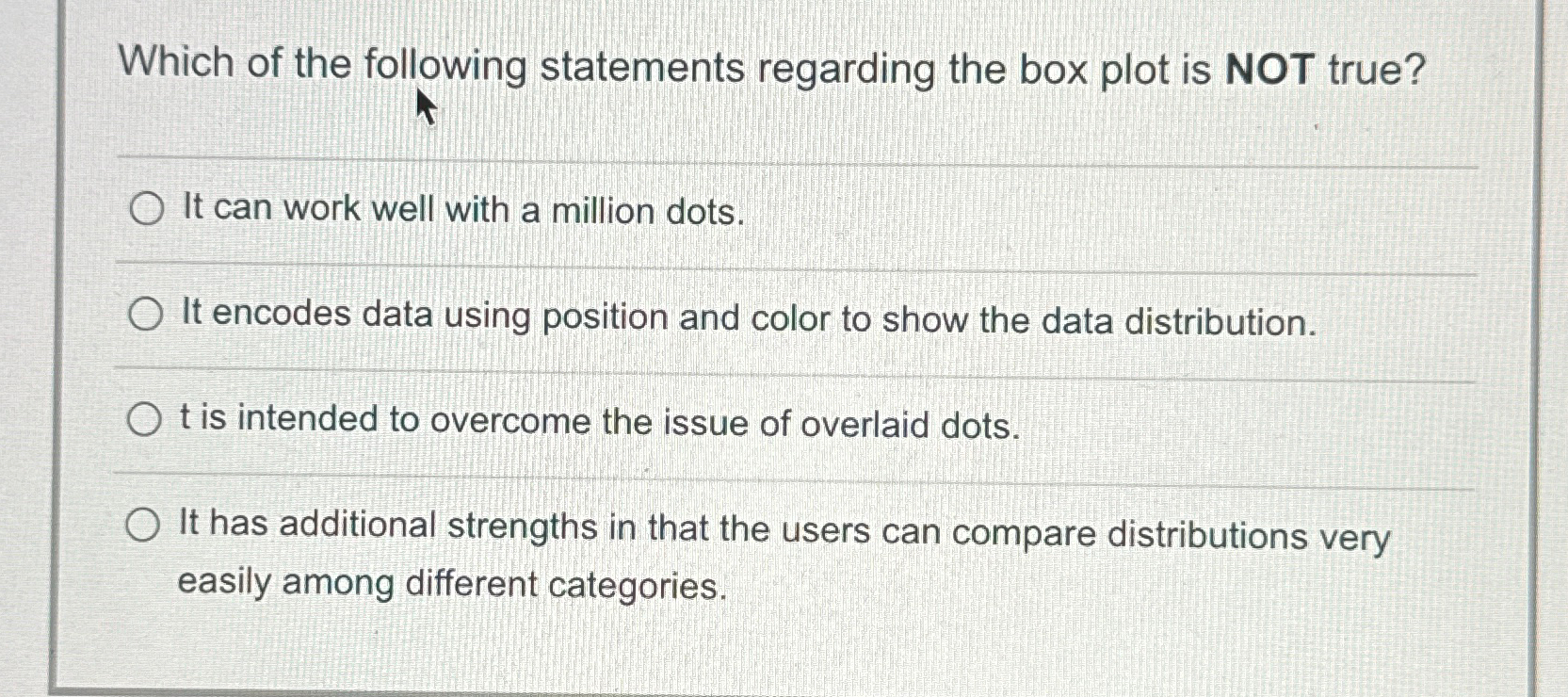 Which of the following statements regarding the