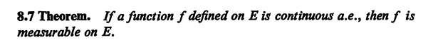 8 . 7 Theorem. If a function f defined on E is