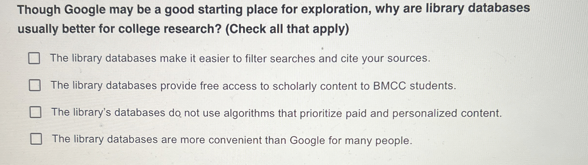 Though Google may be a good starting place for