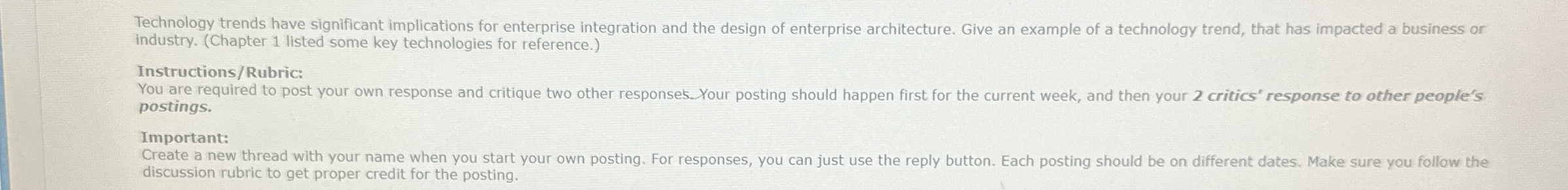 Technology trends have significant implications