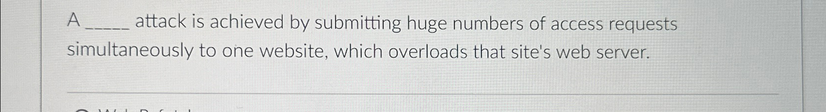 A q , attack is achieved by submitting huge