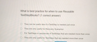 What is best practice for when to use Reusable