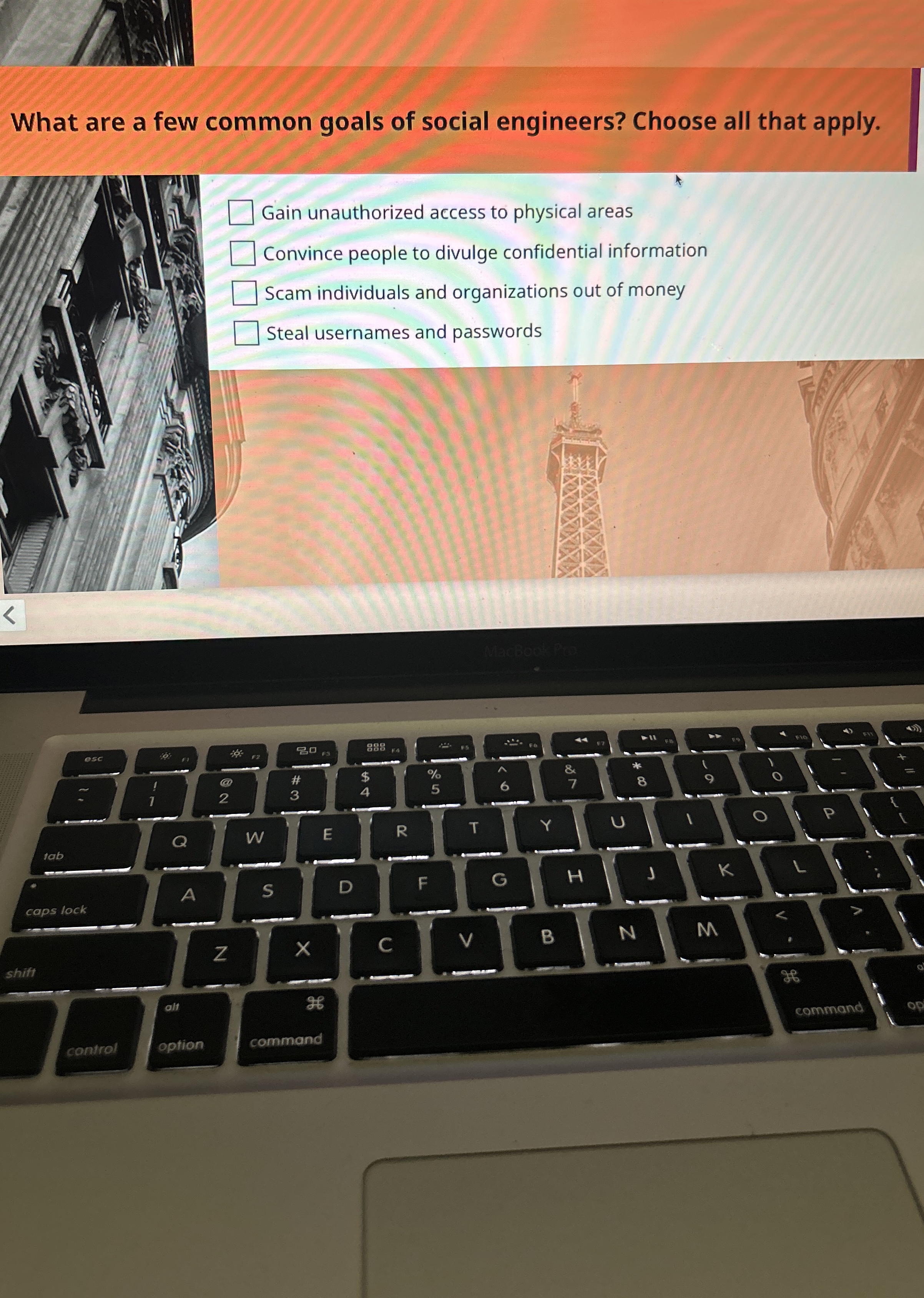 What are a few common goals of social engineers?