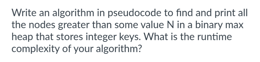 Write an algorithm in pseudocode to find and