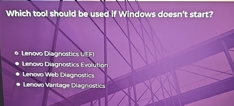 Which tool should be used if Windows doesn't