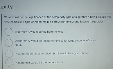 exity What would be the significance of the