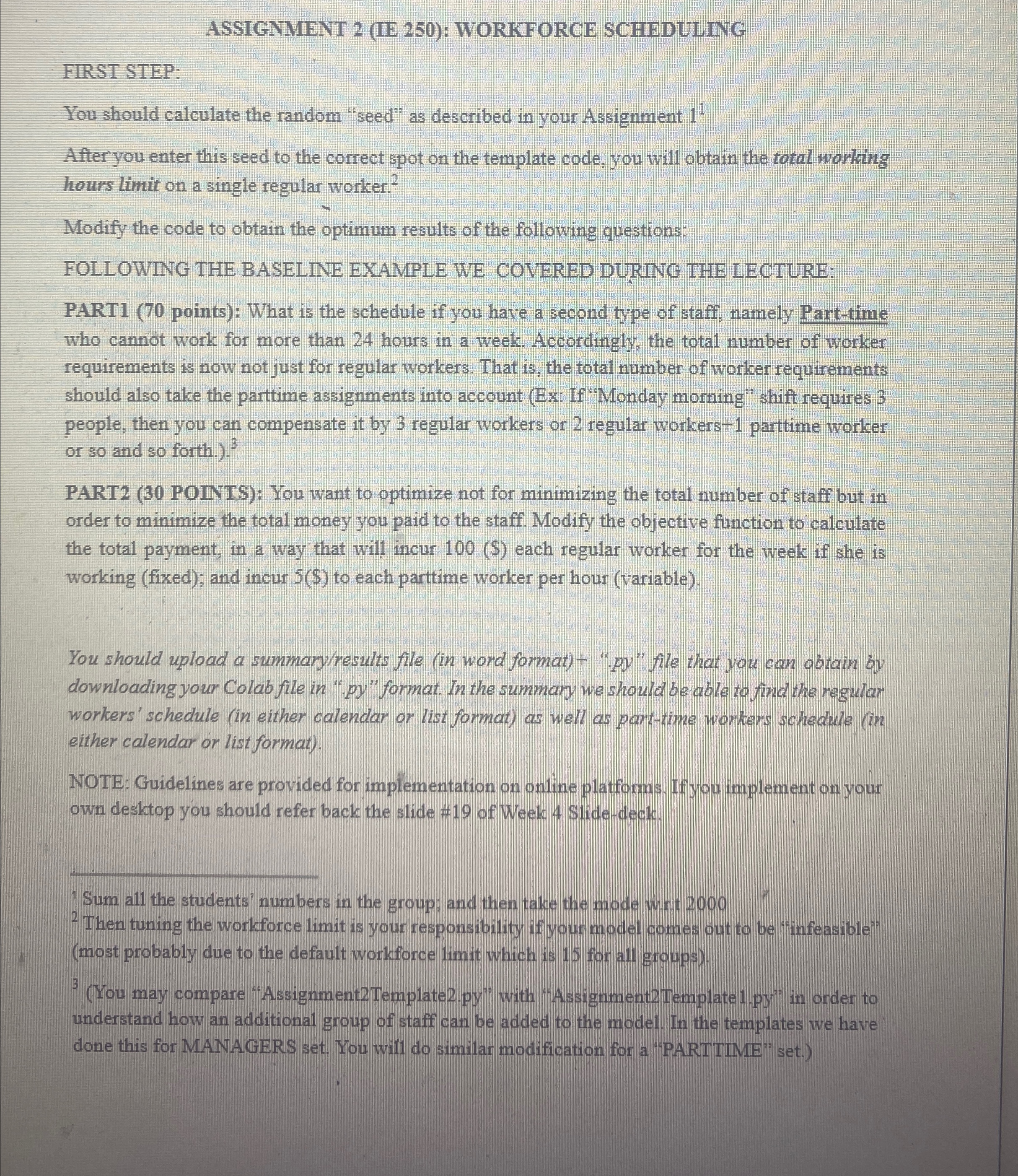 FIRST STEP:You should calculate the random "seed"