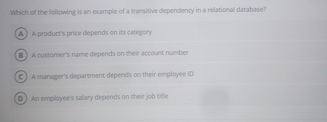 Which of the following is an example of a