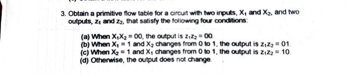 What will be the correct primitive table