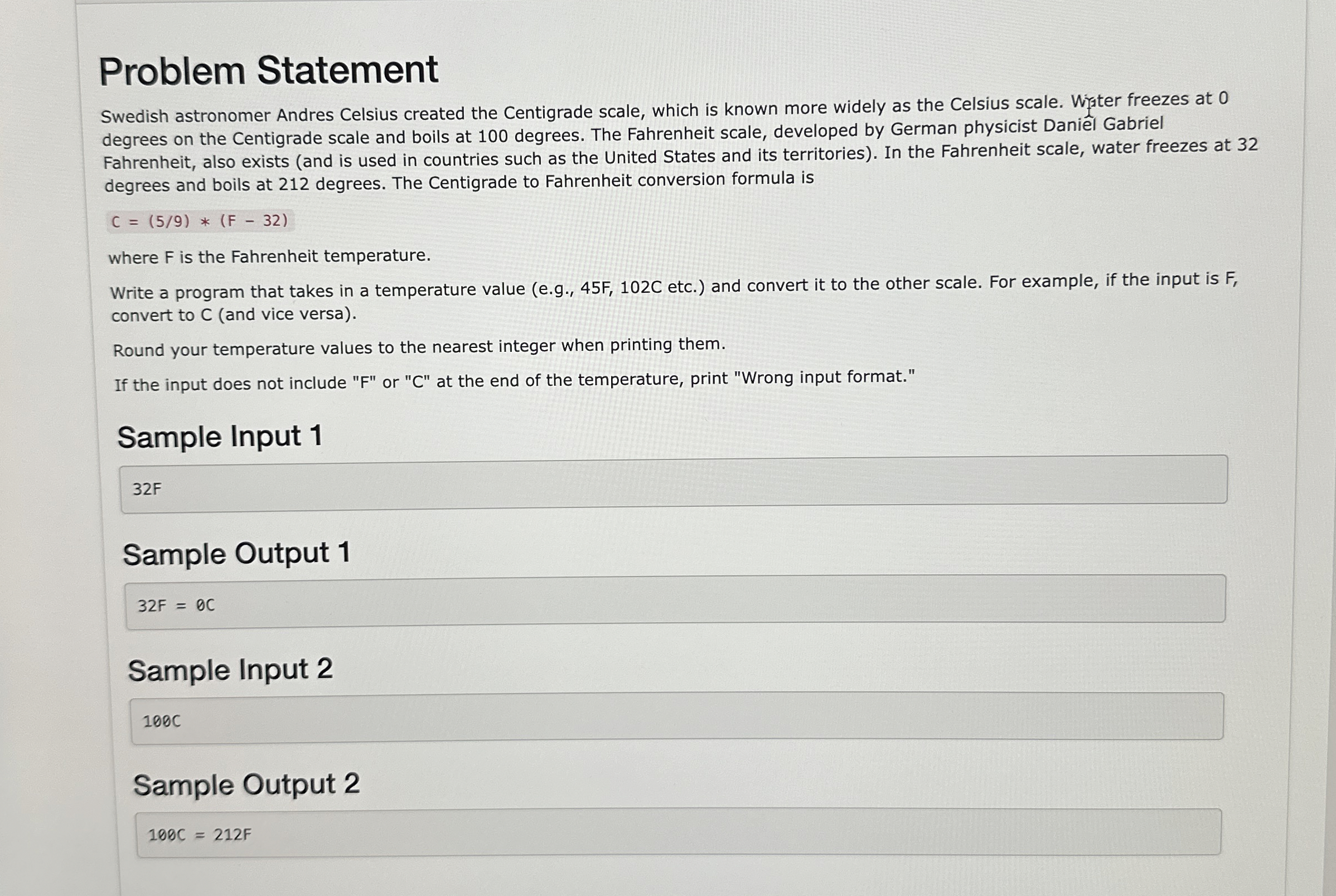 Pythong please!! Problem Statement Swedish